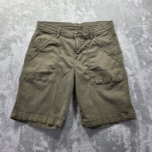 Kuhl Shorts Womens 8 Green Stretch Outdoor Casual Hiking Summer Style 6398 SP21